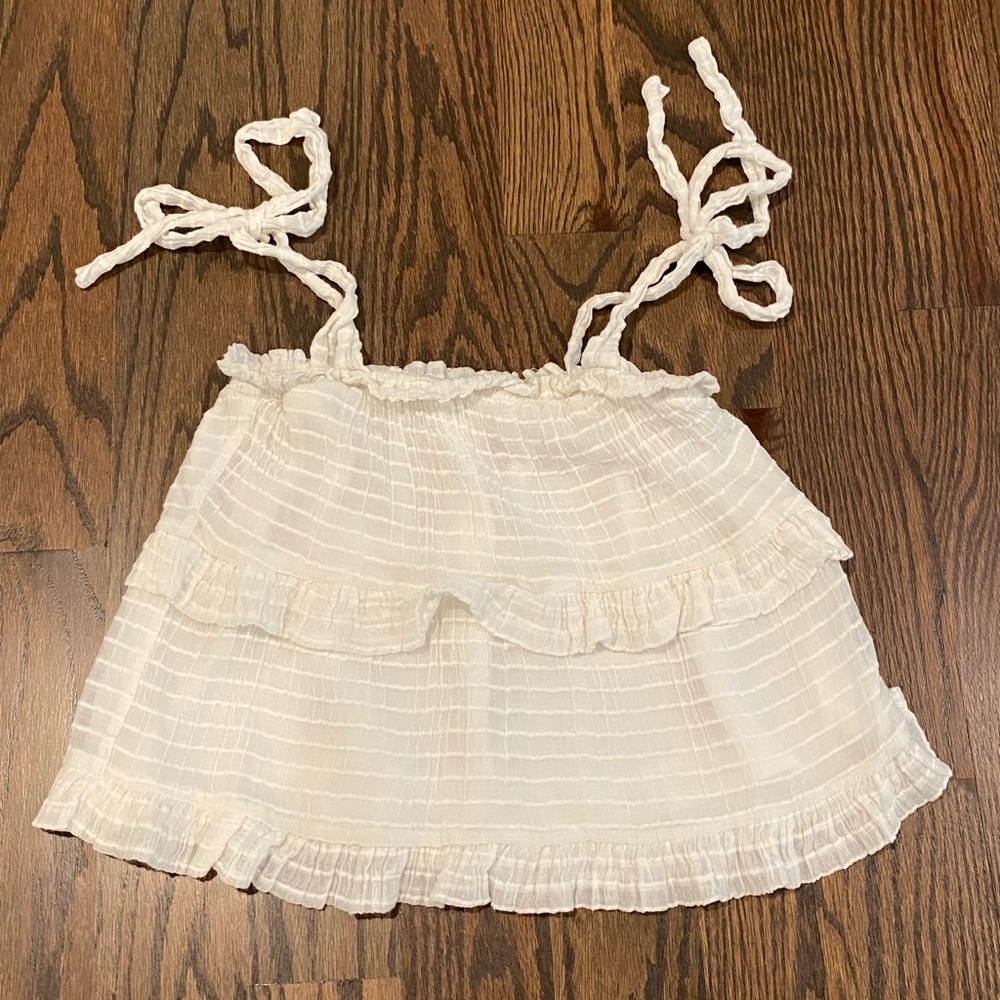 Altar’d State Tie-Strap Cropped Tank Size S